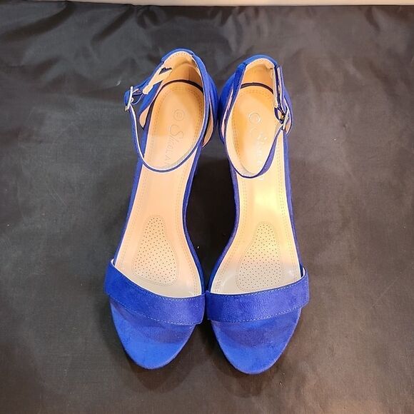 BRAND NEW SHOE LAND BLOCK HEEL OPEN-TOE SANDAL - Picture 3 of 14